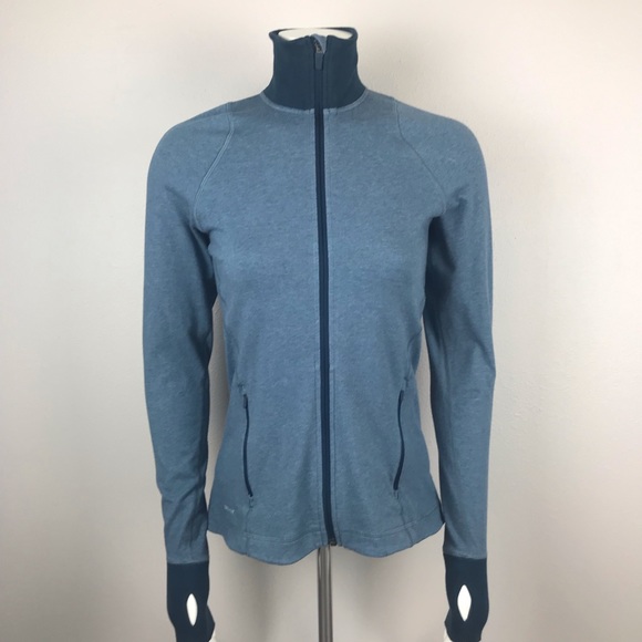 Nike Jackets & Blazers - Nike Dri Fit Blue Full Zip Jacket M